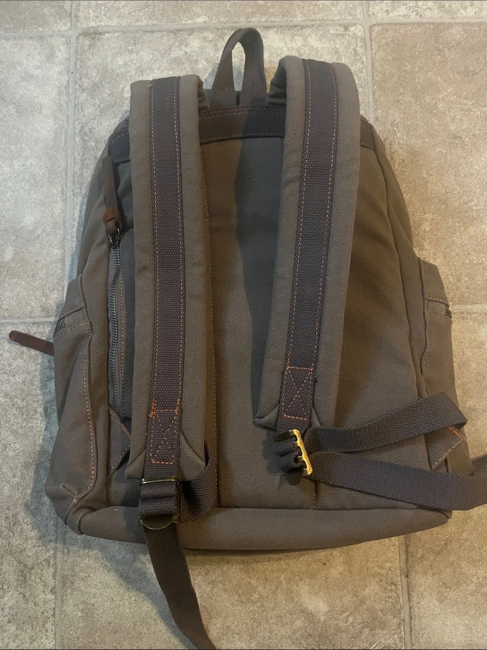 GEARONIC Vintage Canvas Backpack, Casual Daypack Backpacks for Men Women Hiking